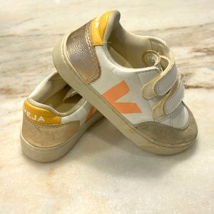 Girl size 12 veja's sneakers European size 28.